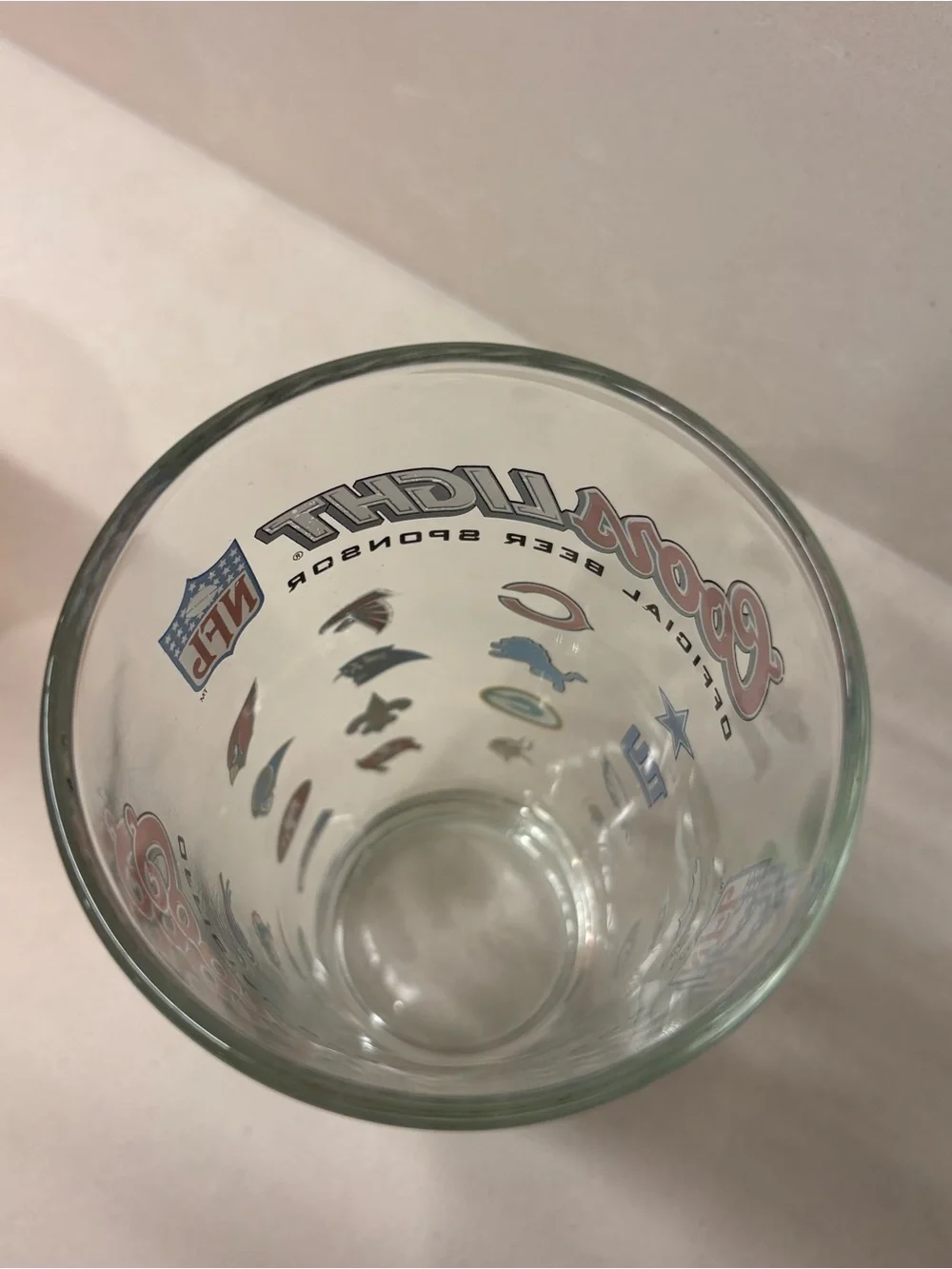 NFL x Coors Light Collectible Pint Beer Glass